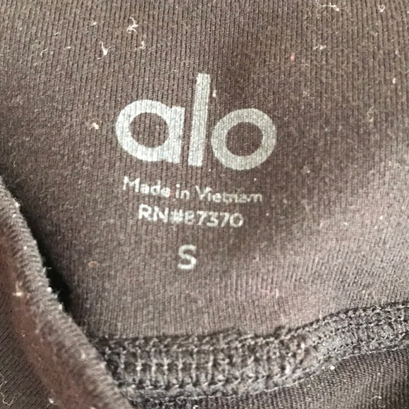 ALO YOGA Black Moto Leggings Size Small - Picture 4 of 12